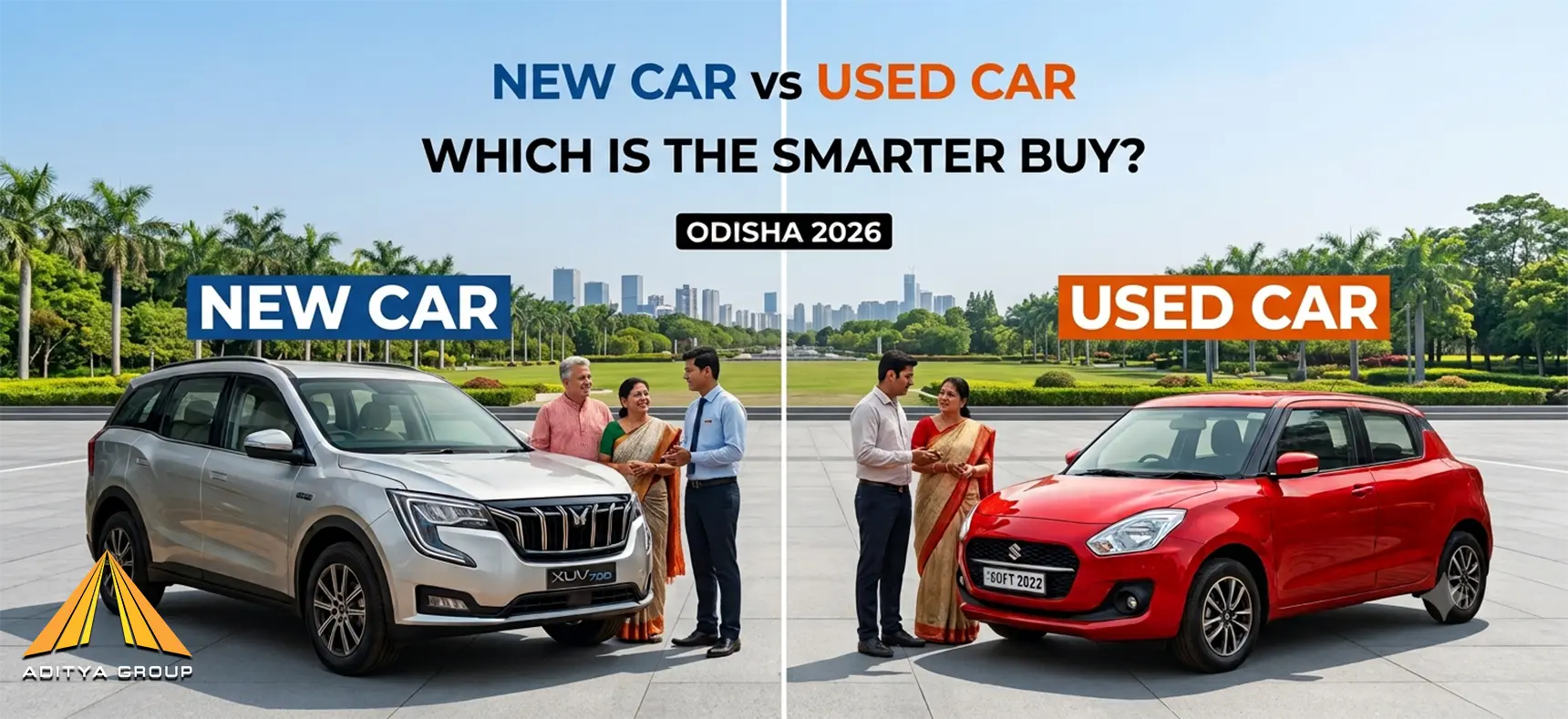 New car vs used car comparison for car buyers in Bhubaneswar and Odisha